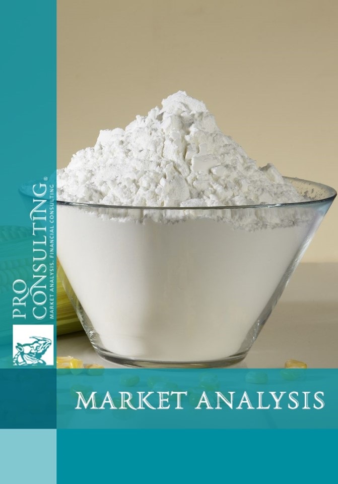 Market research report on starch of Ukraine. 2013